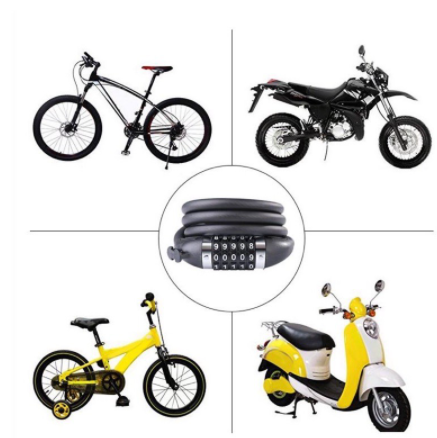 Khoá xe đạp mật mã 5 số tonyon