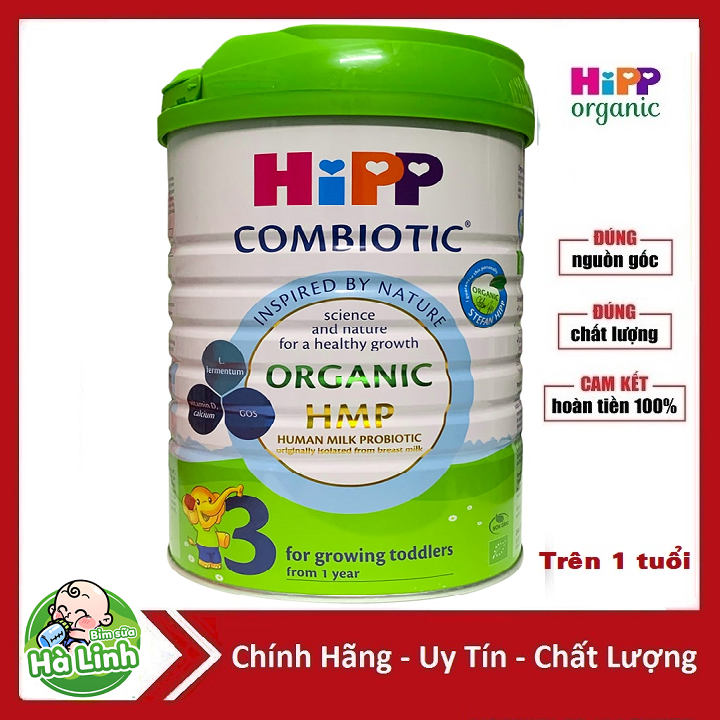 Sữa Hipp Đủ Só 1,2,3,4 Combiotic Hộp 800g ( Date 2026 )