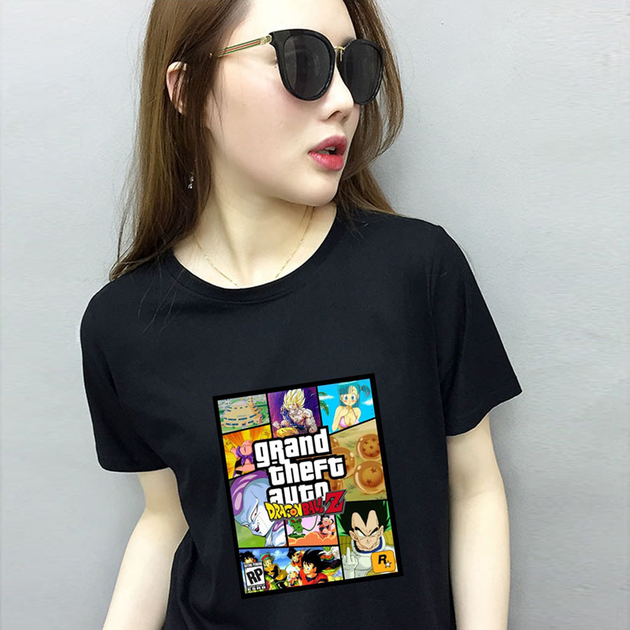 [HCM]Áo thun Nam Nữ GTA DGB ĐEN Anam Store