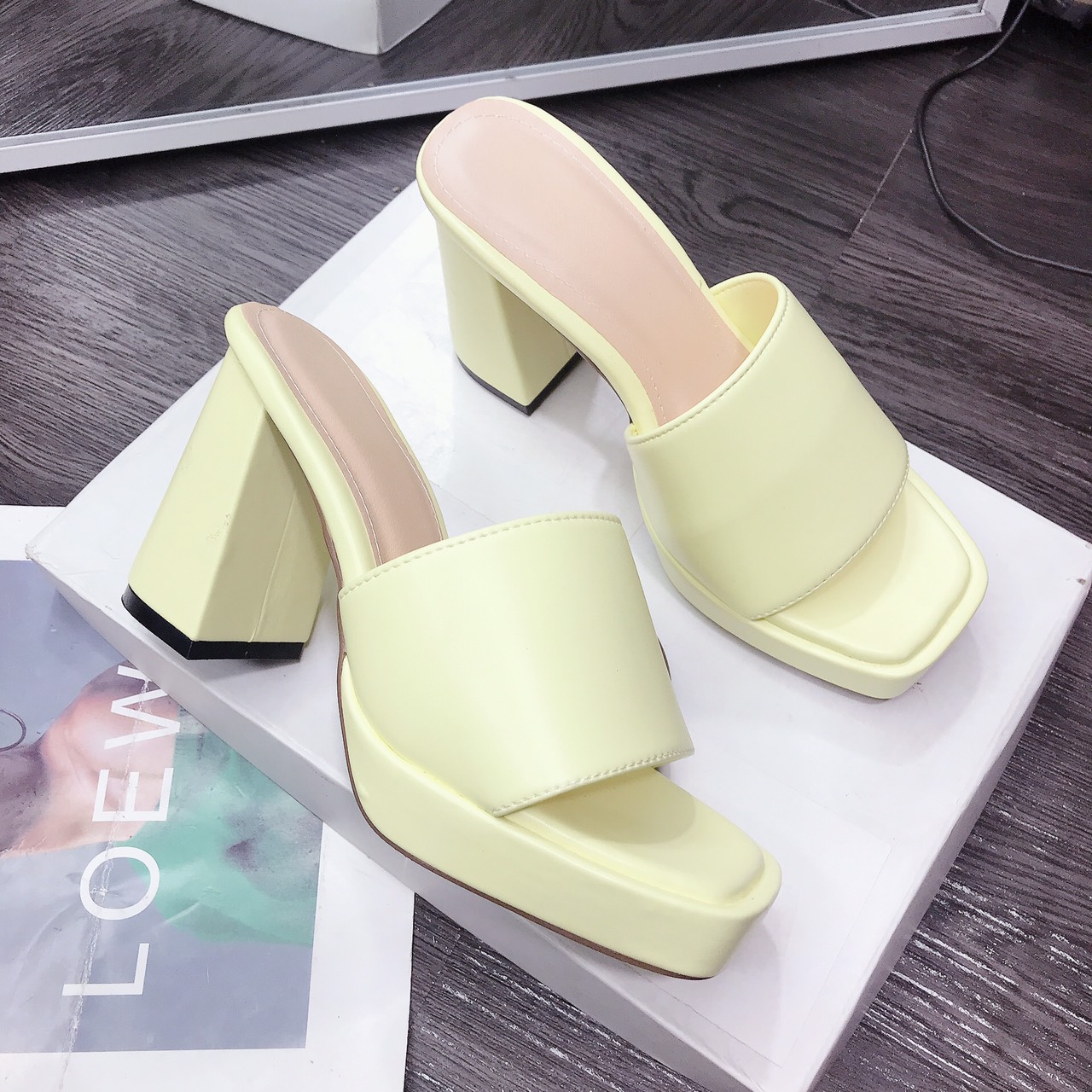Dép cao gót/sandal đế đúp mẫu mới siêu hot.