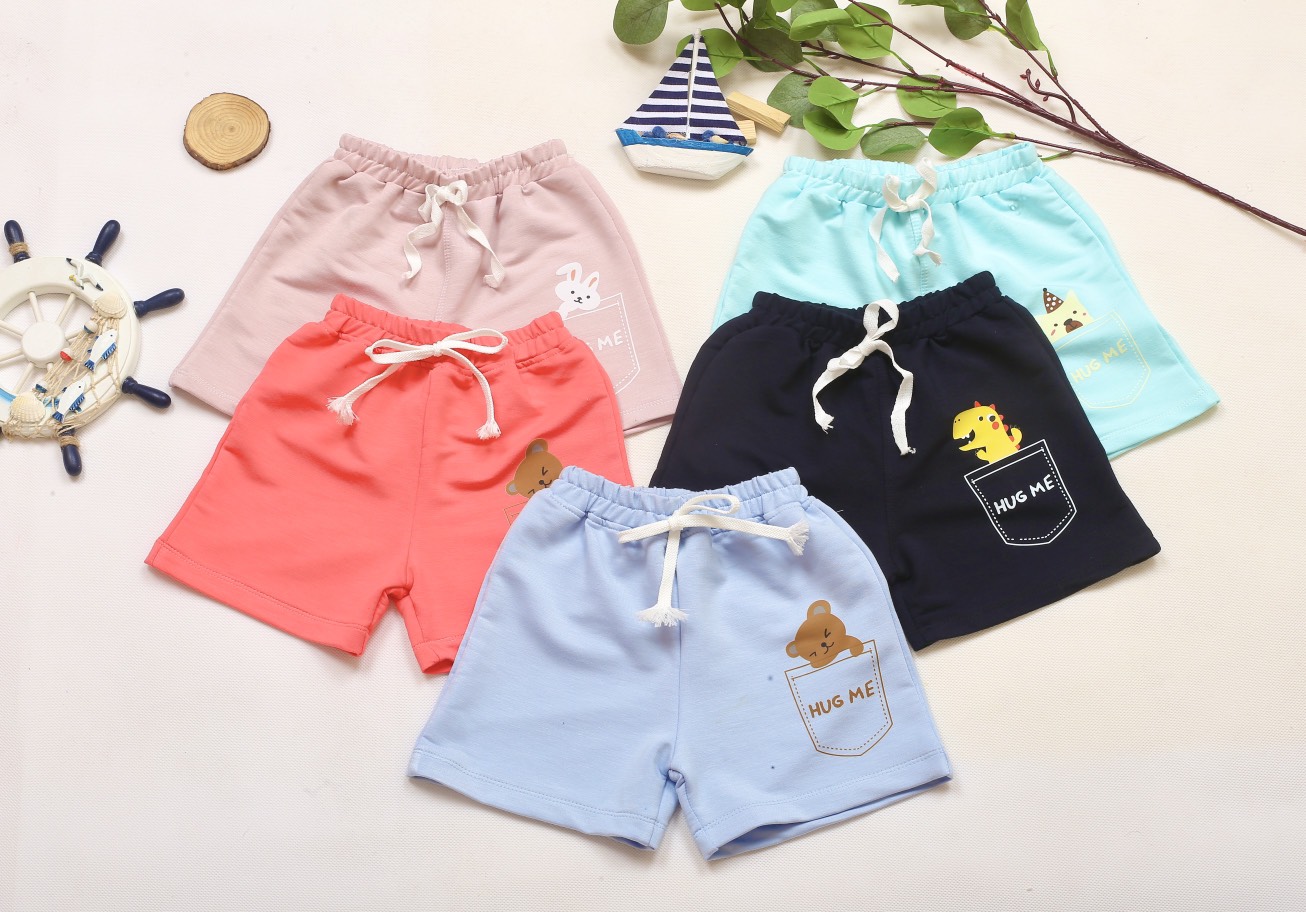 Quần bé gái - Quần short lên từ vải Gap xuất dư size 10-22kg