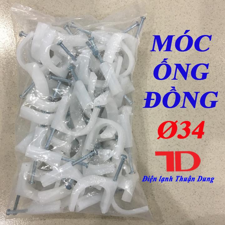 Móc ống đồng, dây điện phi 34 - Điện Lạnh Thuận Dung