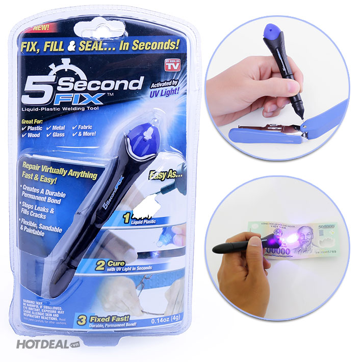 Keo UV 5 SECOND FIX Trong Suốt – Sửa Chữa Mọi Thứ