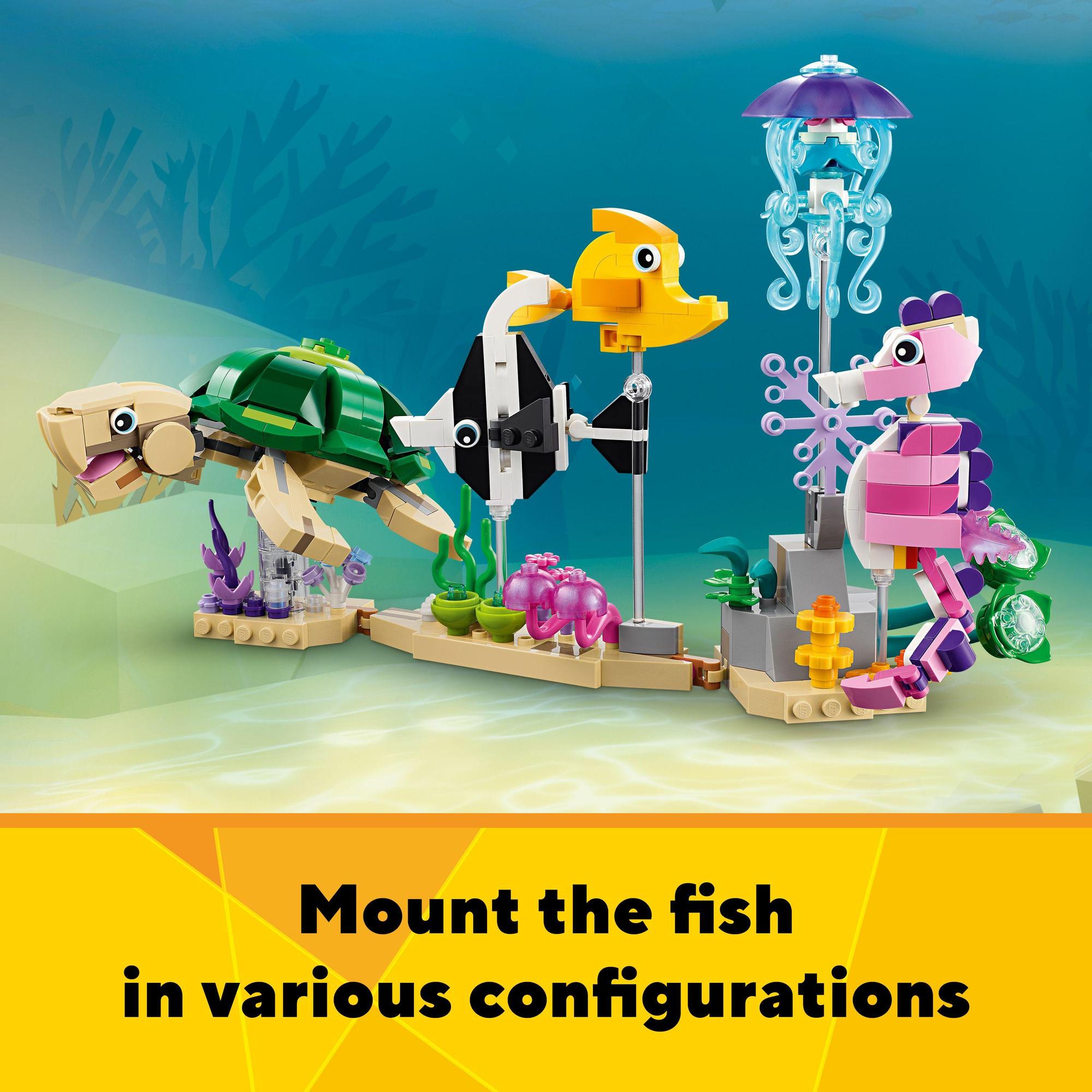 LEGO CREATOR 31158 Đồ chơi lắp ráp Mô hình sinh vật biển (421 chi tiết)