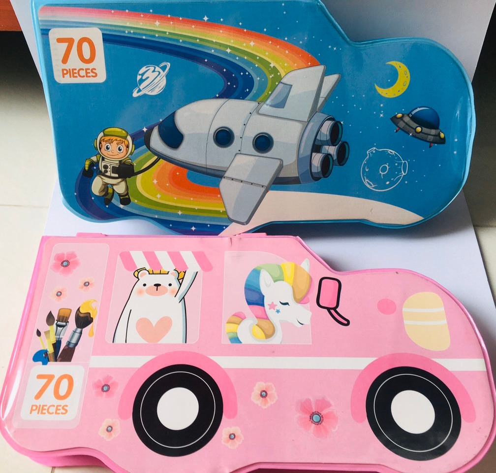 [HCM]Bộ Hộp màu vẽ 68 -70 món cho bé - Set 68 (70) món tùy mẫu