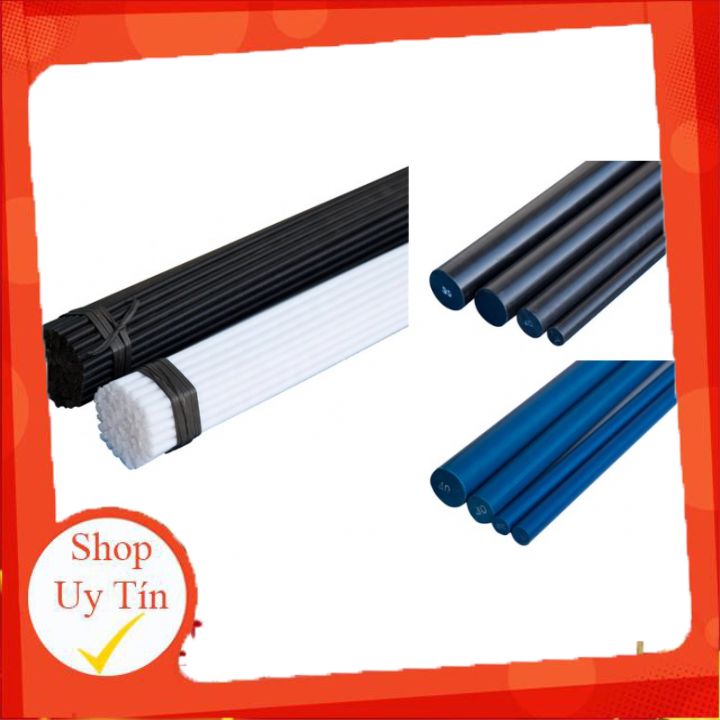 Nhựa P.O.M phi 30mmx500mm,Trắng đục
