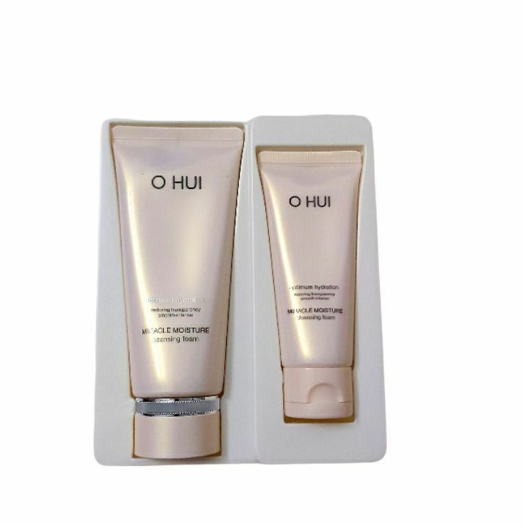 Sữa rửa mặt ohui hồng tuýp 100ml tách set