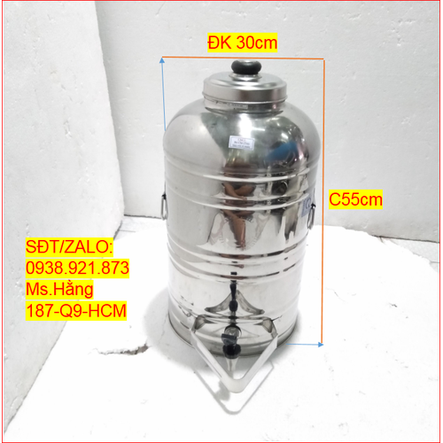 Bình chứa nước inox dung tích 40l - bc40l3