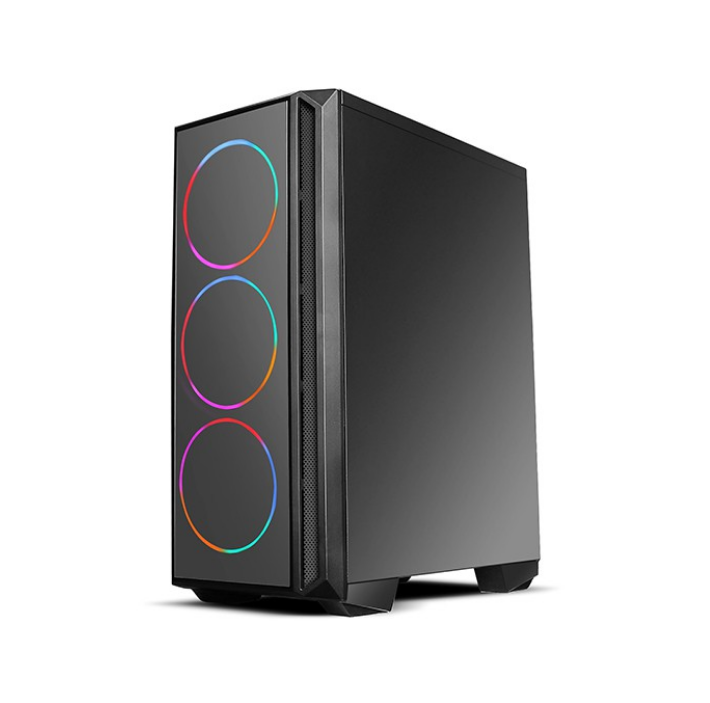 Thùng Máy Tính Case VSP V3-607 2 Mặt Kính Cường Lực (Chưa Bao Gồm Fan)
