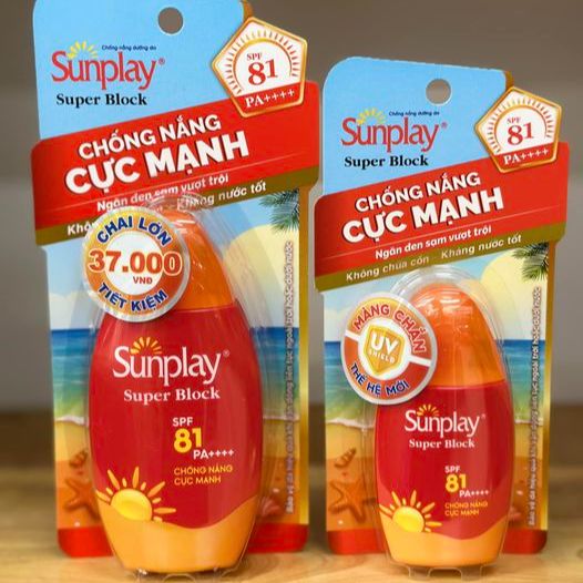 (70g/30g) Sữa Chống Nắng Sunplay Super Block SPF81, PA++++