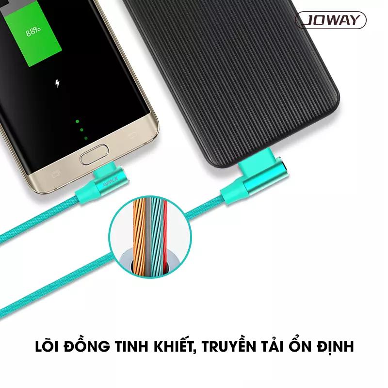 Dây sạc Micro USB Joway LM28 cho các thiết bị Android, Oppo, Xiaomi