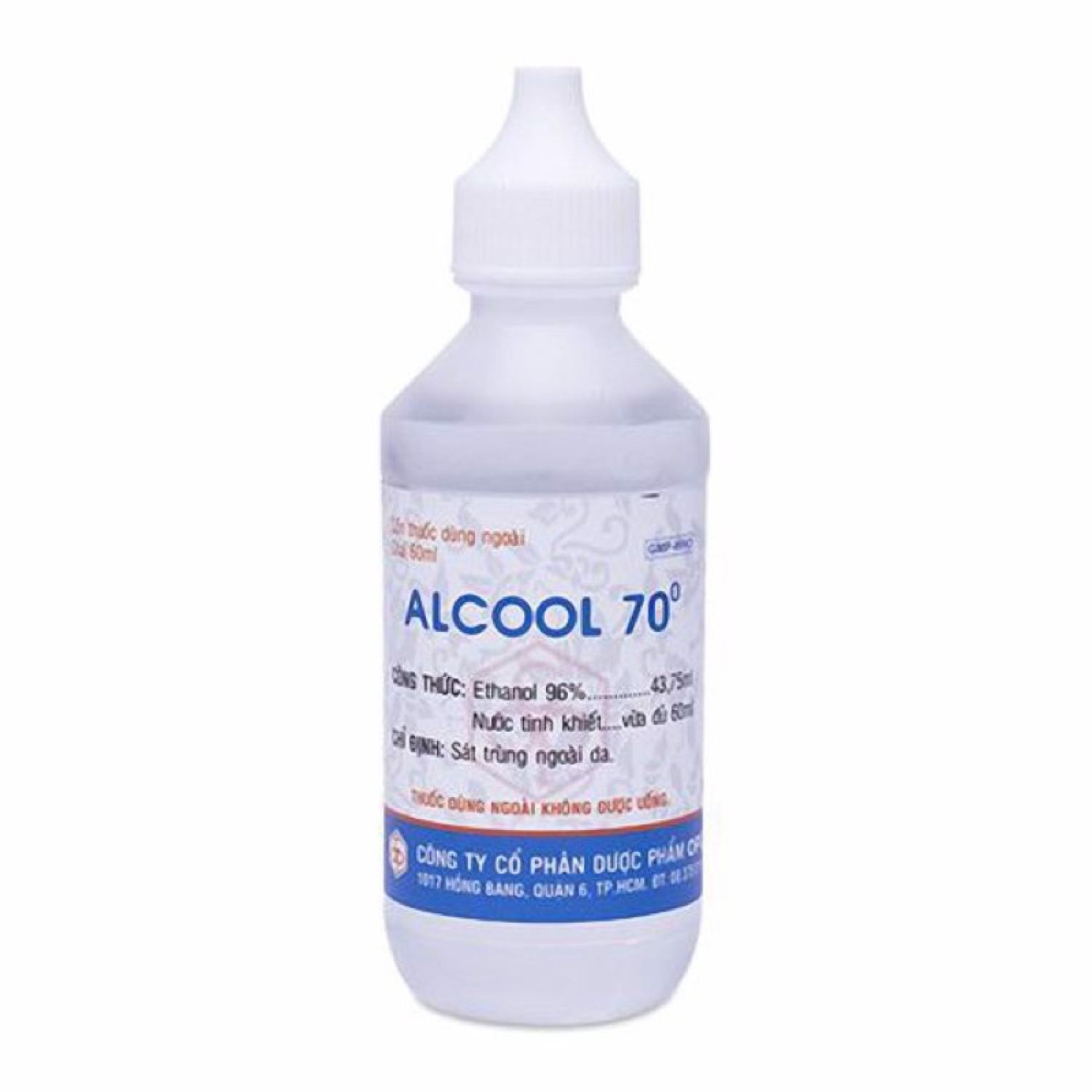 Lốc 10 chai Cồn 70 ,90 OPC sát trùng - Chai 60ml