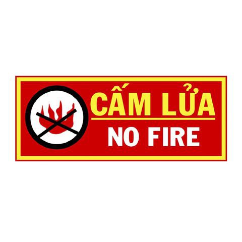 Biển báo cấm hút thuốc, cấm lửa