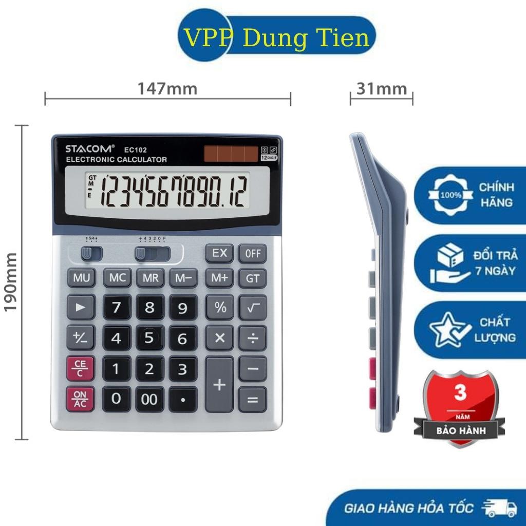 Máy tính bàn cỡ lớn 12 số Stacom