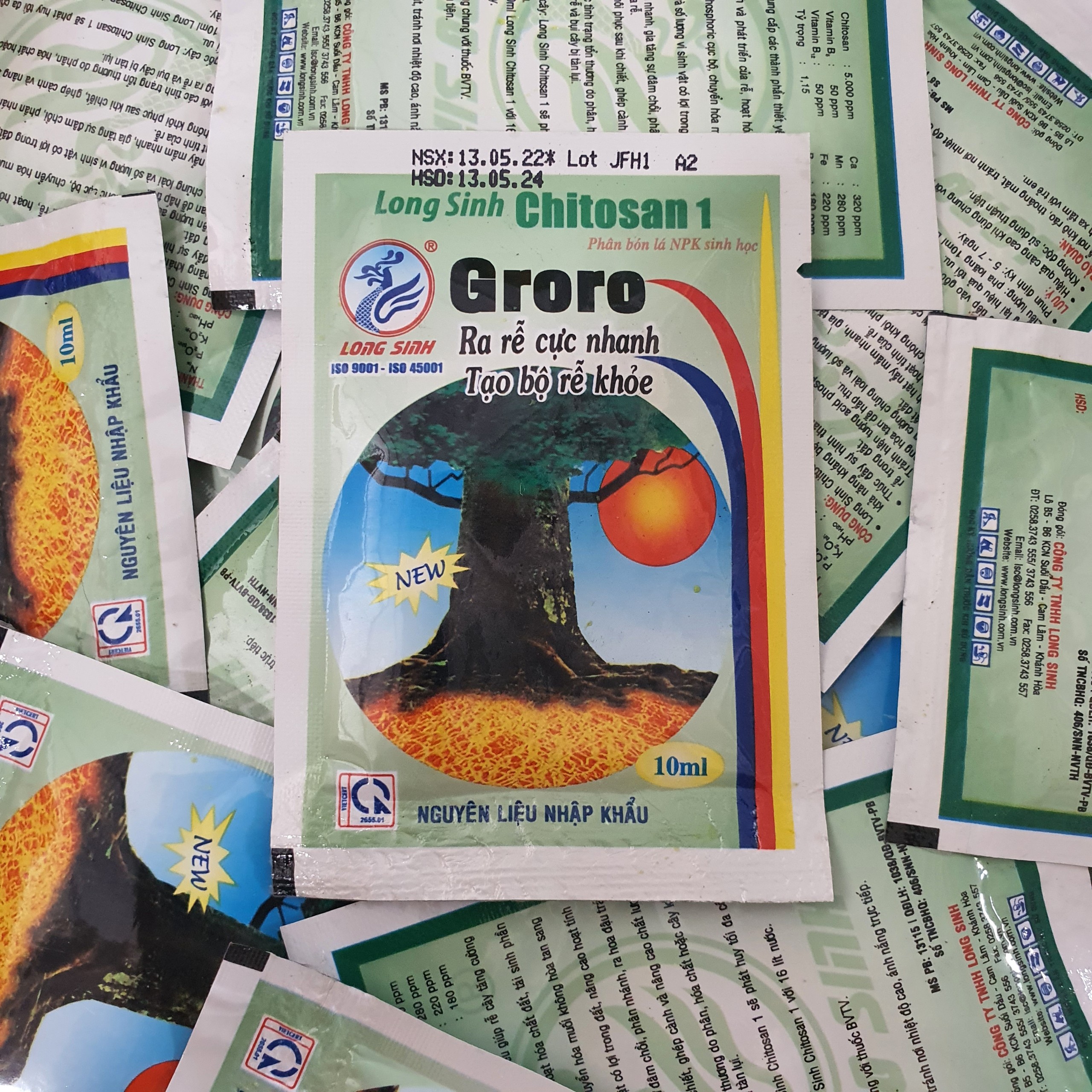 Phân bón lá NPK sinh học Groro - 10ml