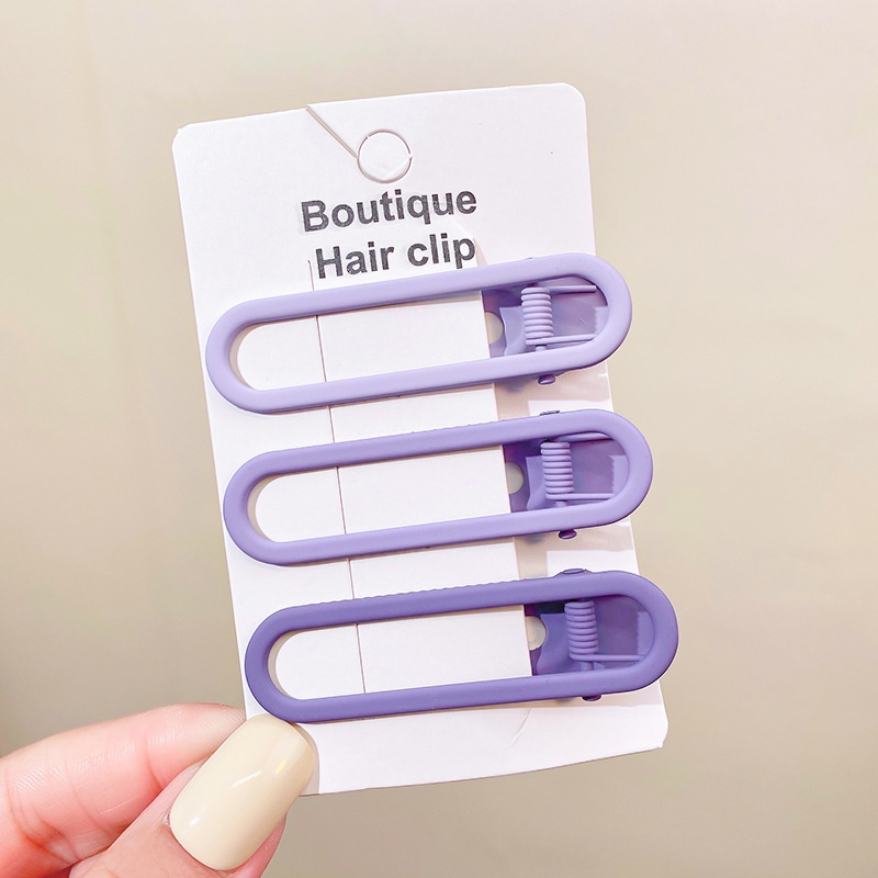 Set 3 kẹp tóc ,kẹp mái nhiều màu cho nữ mới nhất