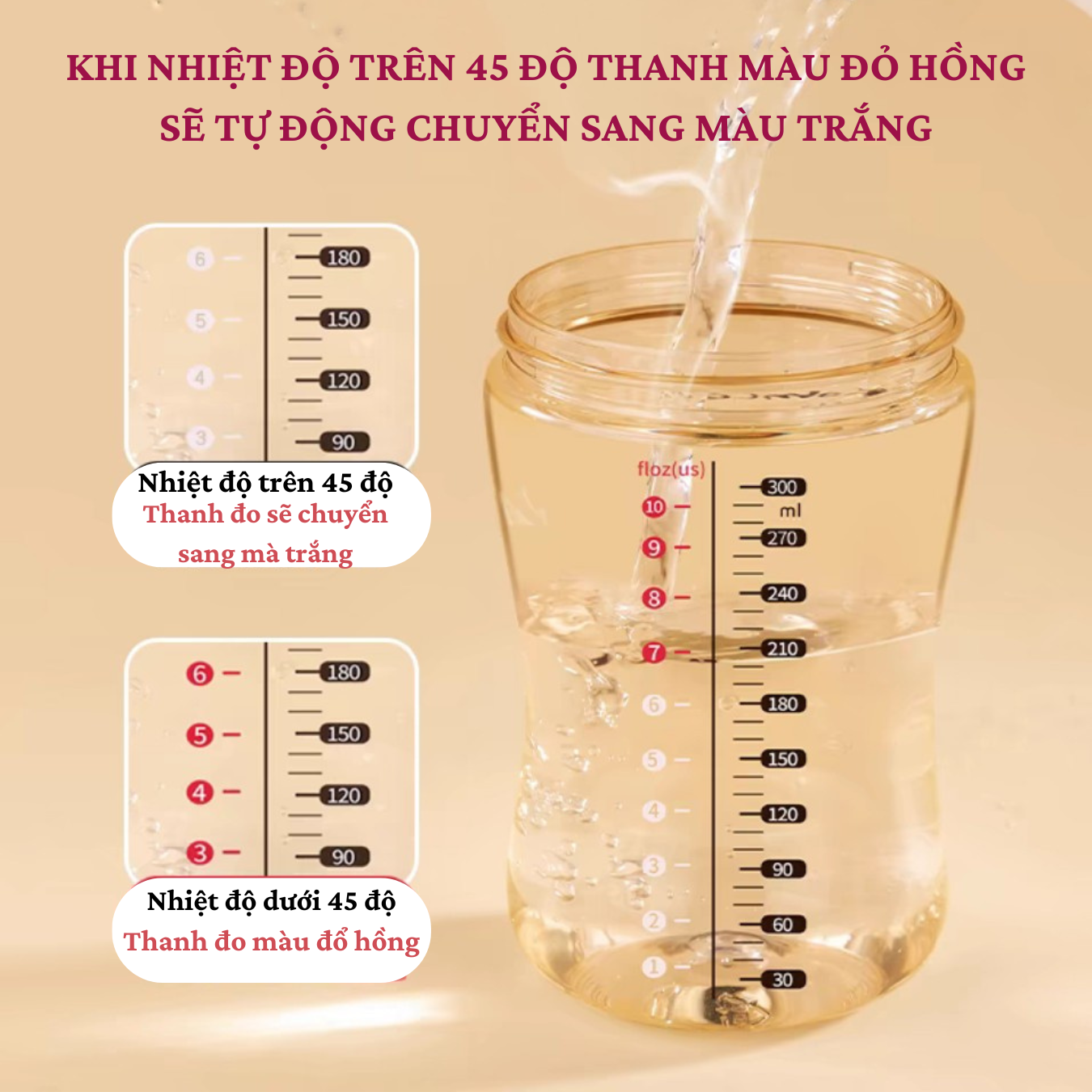 Bình Sữa Kamidi PPSU núm ti mềm mại mô phỏng đầu ti mẹ
