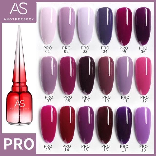 [HCM]Sơn Gel AS mã PRO  Chai đỏ 15ml (phải hơ máy)