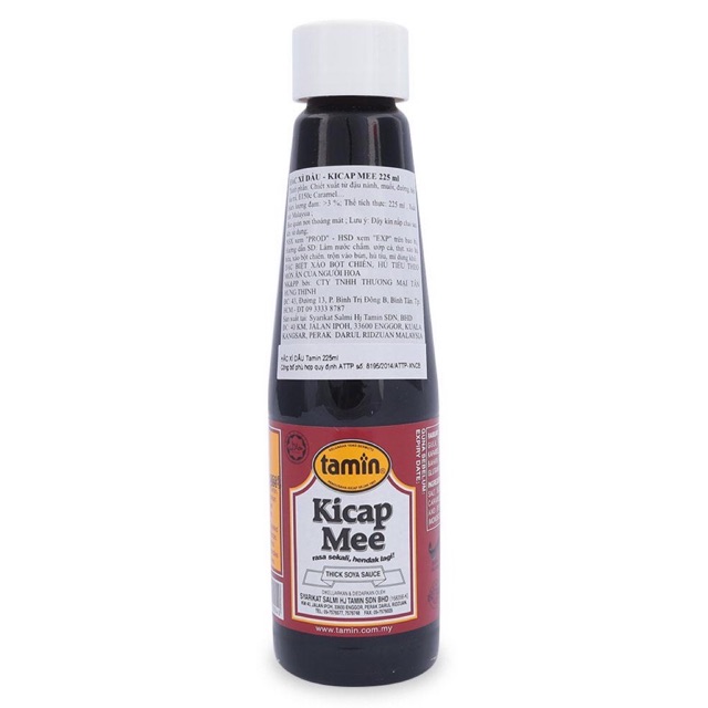 Hắc xì dầu đặc biệt loại đậm đặc 225ml - hắc xì dầu kicap mee 225ml
