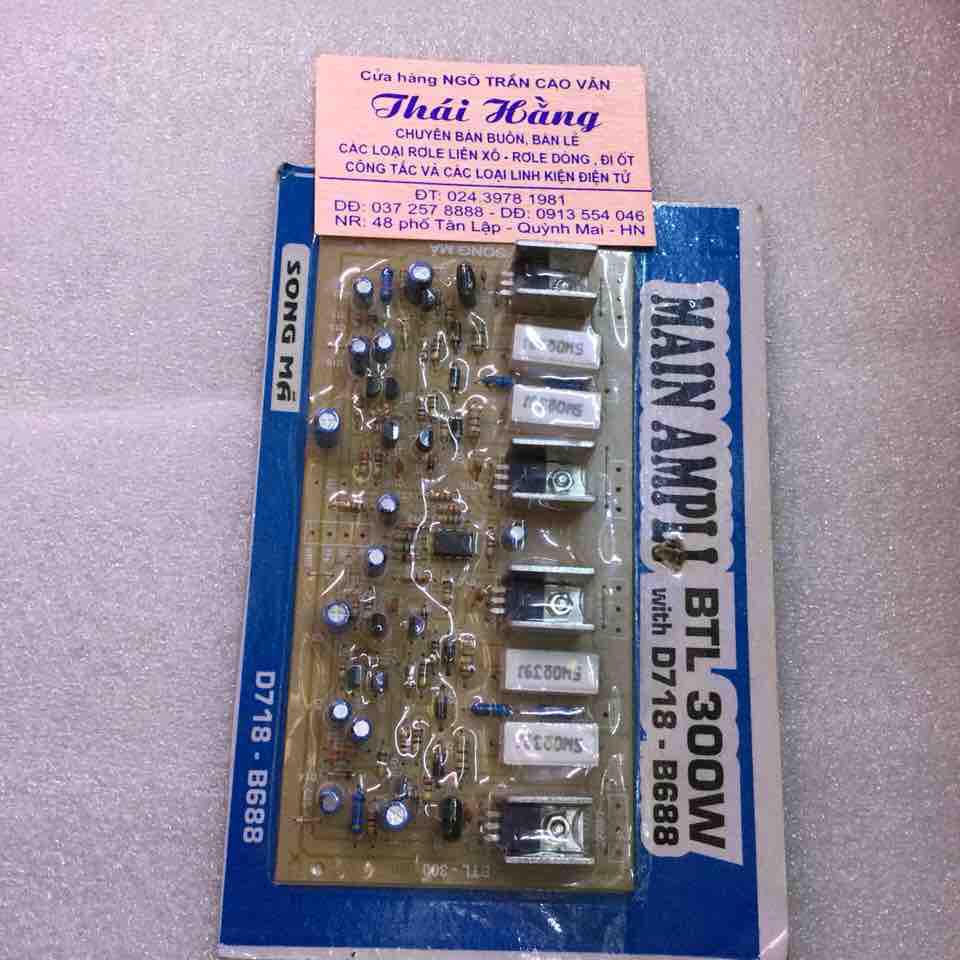 Mạch MAIN AMPLI BTL 300W song Mã giá cho 1 mạch