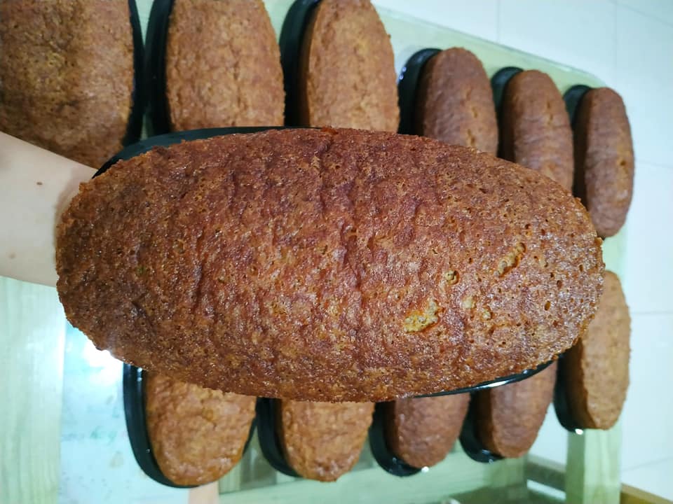 Bánh bò thốt nốt nướng-Bánh bò