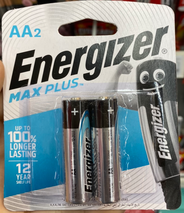 Pin Energizer alkaline AA max-plus. Pin siêu bền, siêu tiết kiệm