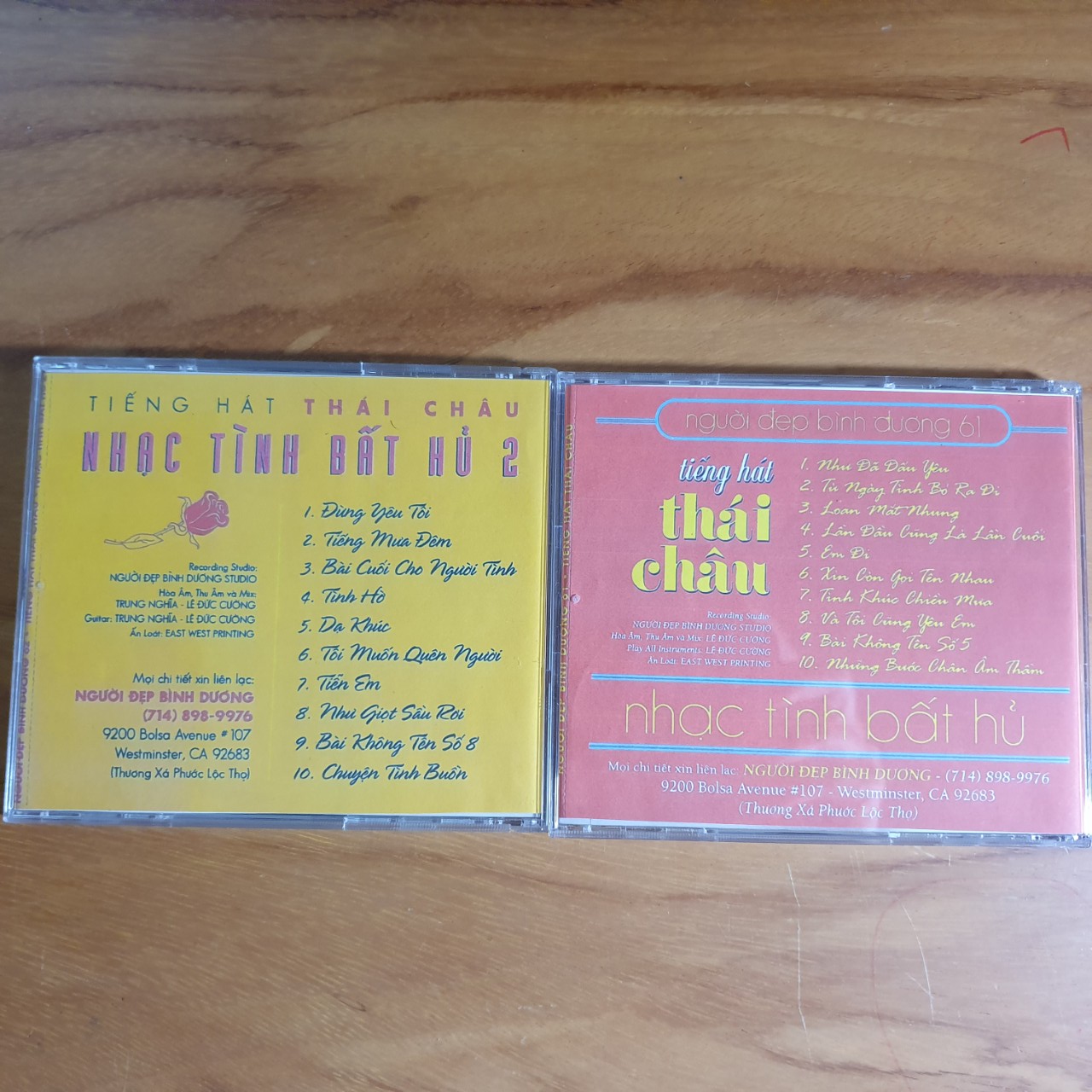 [MDCD] Bộ 2 Đĩa CD Thái Châu Nhạc Tình Bất Hủ