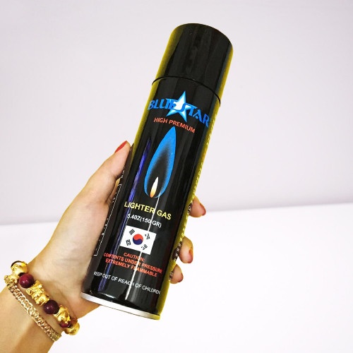 Bình bơm gas bật lửa 150g Dùng cho các loại bật lửa - Tặng kèm 5 đầu bơm