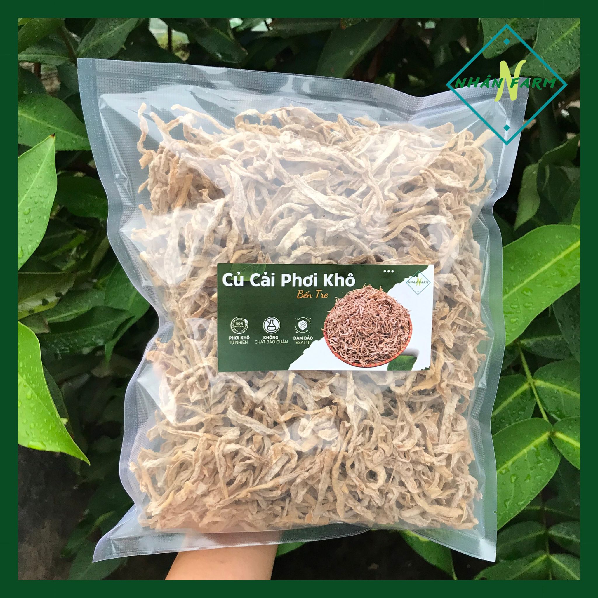 Củ cải khô sợi nhỏ ngon giòn ngọt - Túi 500gr