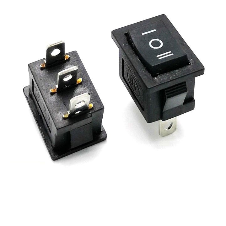 CÔNG TẮC BẬP BÊNH 3 CHẾ ĐỘ 3A 250V KCD11-3P (10X15MM)