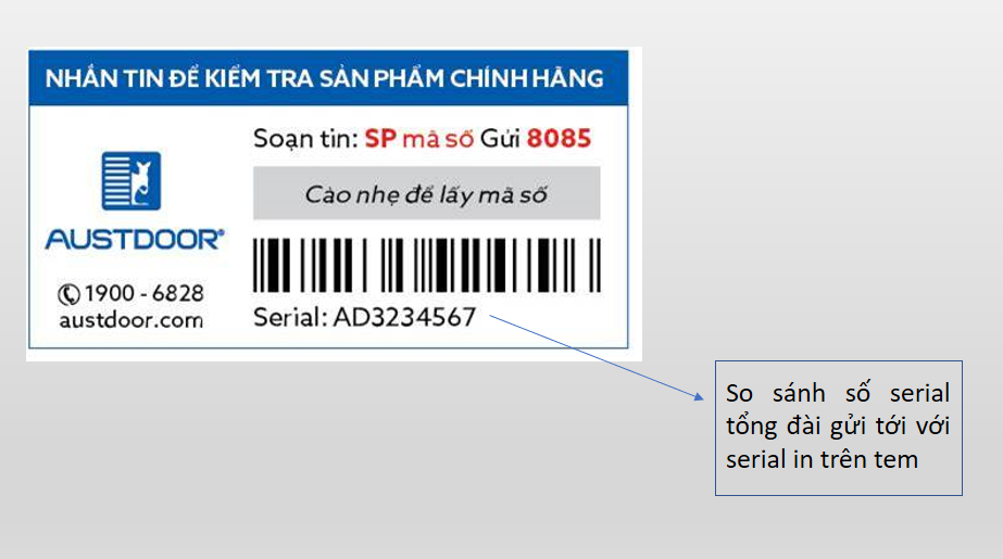 [HCM]CÔNG TẮC TƯỜNG CỬA CUỐN 3 NÚT AUSTDOOR AT2.P