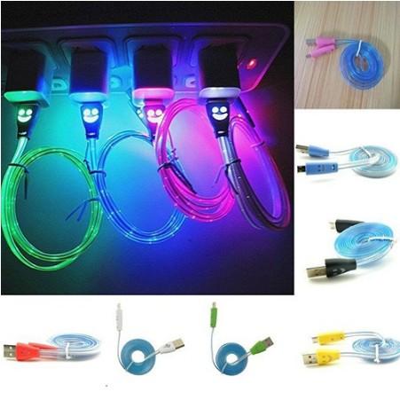 Cáp sạc USB đèn LED phát sáng cho điện thoại Android