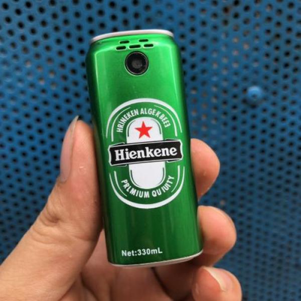Điện thoại mini siêu độc hình chai bia 2 sim 2 sóng