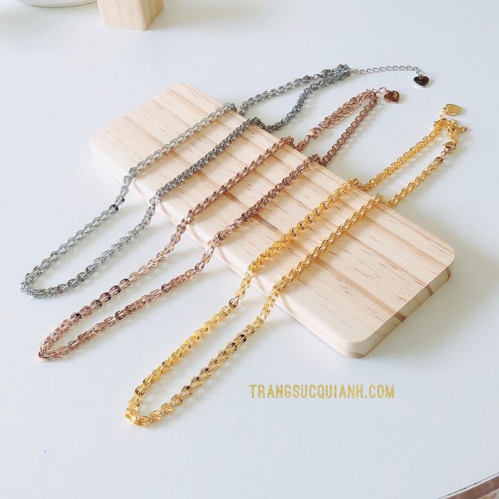 Dây chuyền titan đuôi phụng xinh đẹp