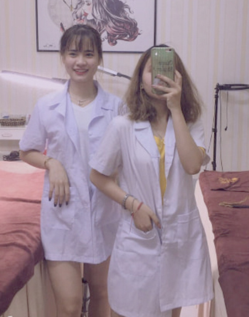 Áo blu trắng dáng lỡ - Áo ôm dáng thon gọn