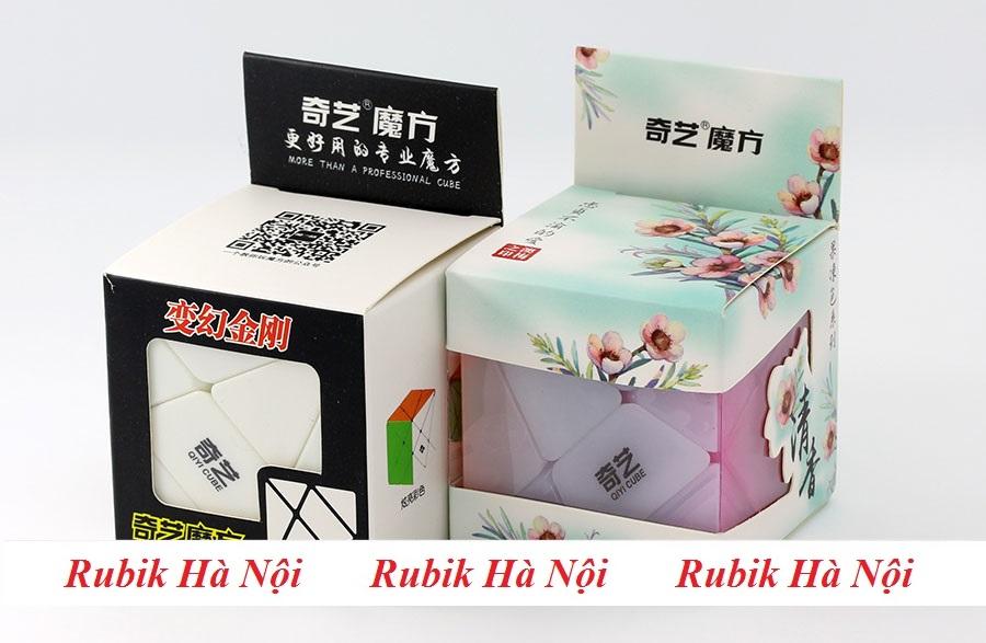 Rubik Axis Qiyi Đen/Stickerless/Jelly