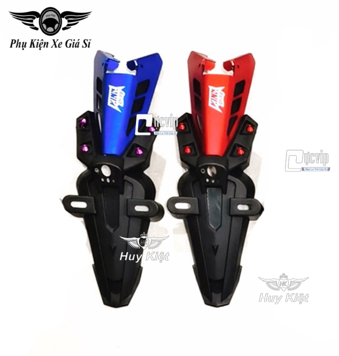 Bộ Dè Sau Exciter 150 + Đuôi Đèn Nhôm Màu + 4 Ốc Kiểng Cao Cấp MS3263