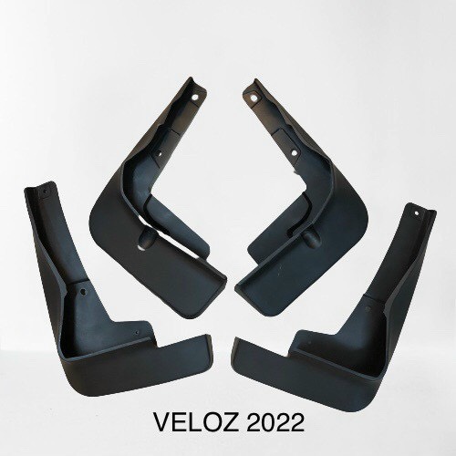 Bộ 4 chắn bùn nhựa dẻo xe toyota veloz 2022 2023 kèm ốc vít , lắp đặt dễ dàng