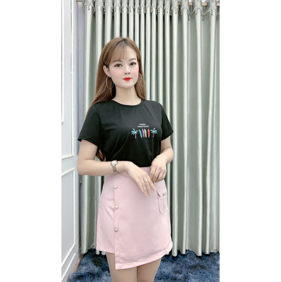 Áo Thun Nữ Thêu Họa Tiết YANDO AT02