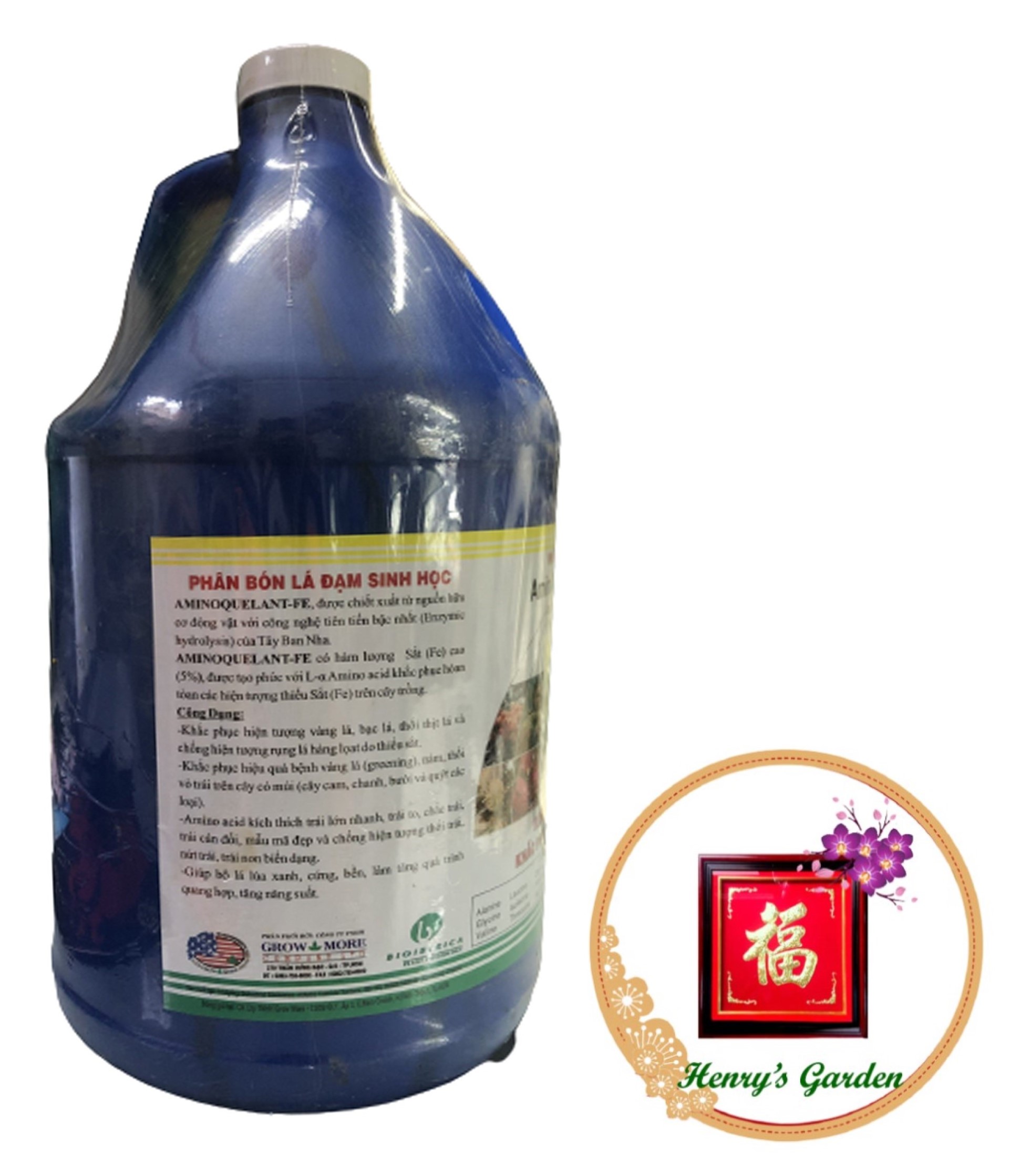 Phân Bón Lá Amino Quelant Fe - #069A# 1gallon