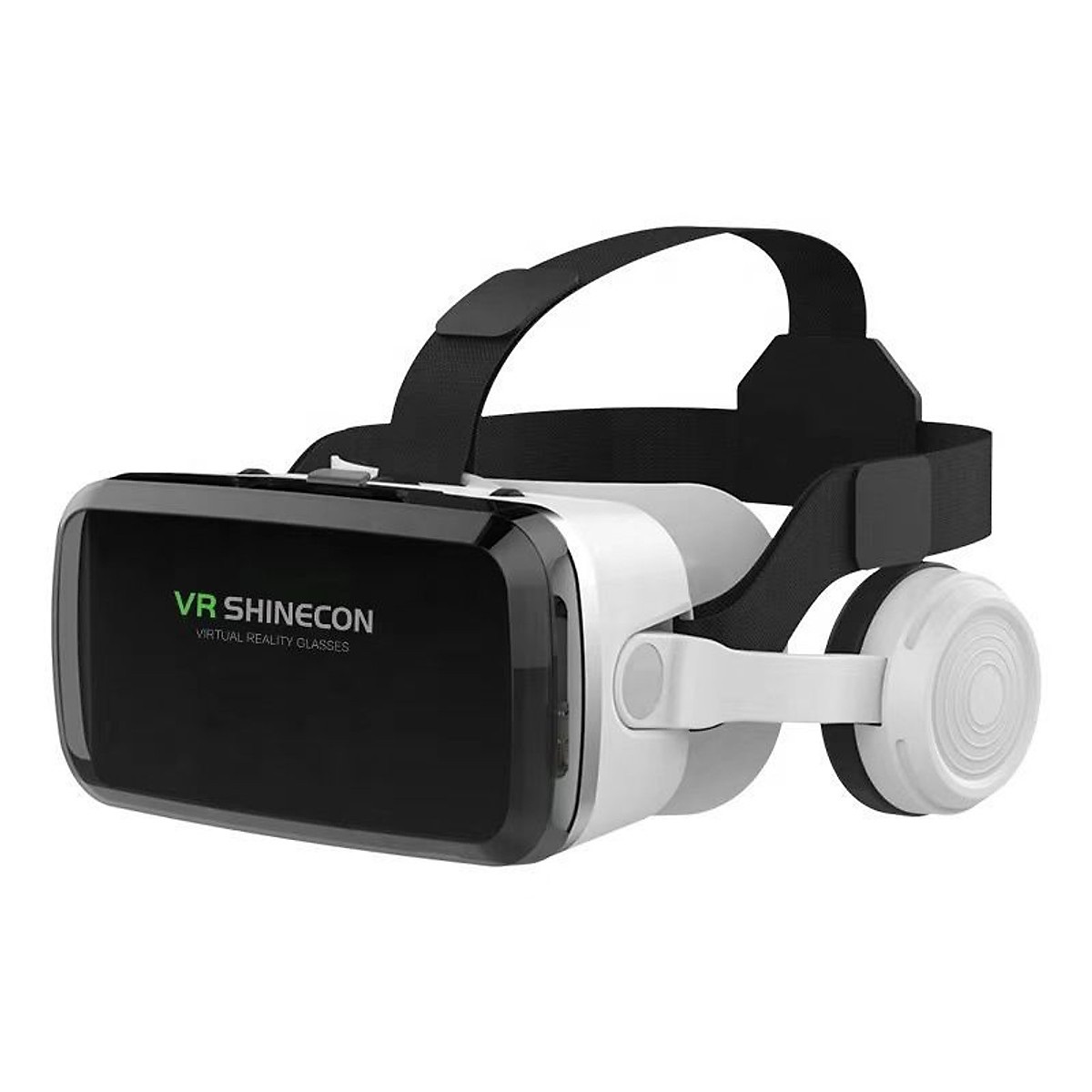 Kính thực tế ảo bluetooth hỗ trợ màn hình 6.5inch có tai nghe vr shinecon g04bs