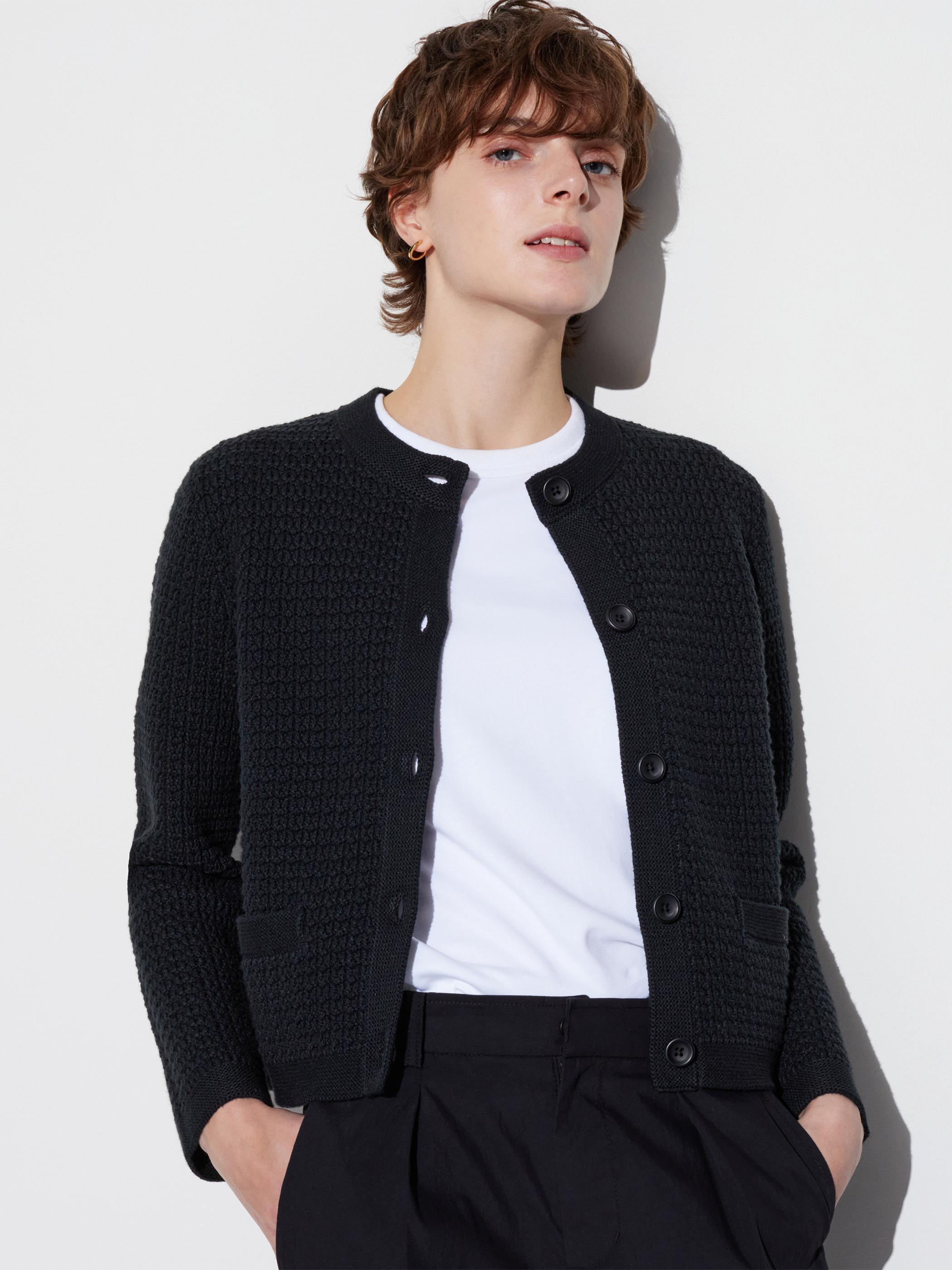 [Auth UniqIo] Áo Khoác Len Cardigan Nữ - Tag Nhật