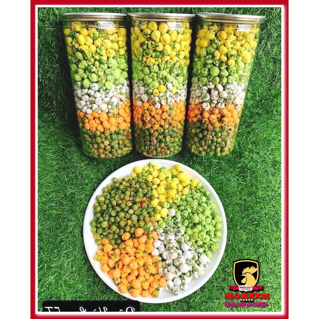 LON 450g ĐẬU HÀ LAN MIX 5 VỊ Giòn Rụm