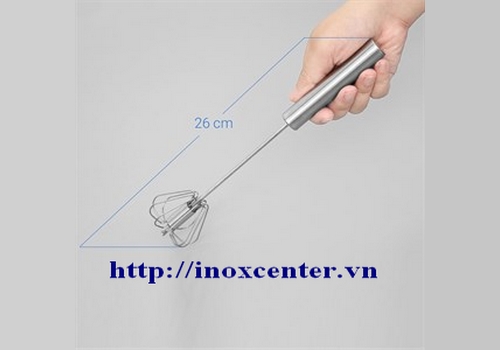 [HCM]Cây khuấy tạo bọt cà phê sữa đánh trứng inox