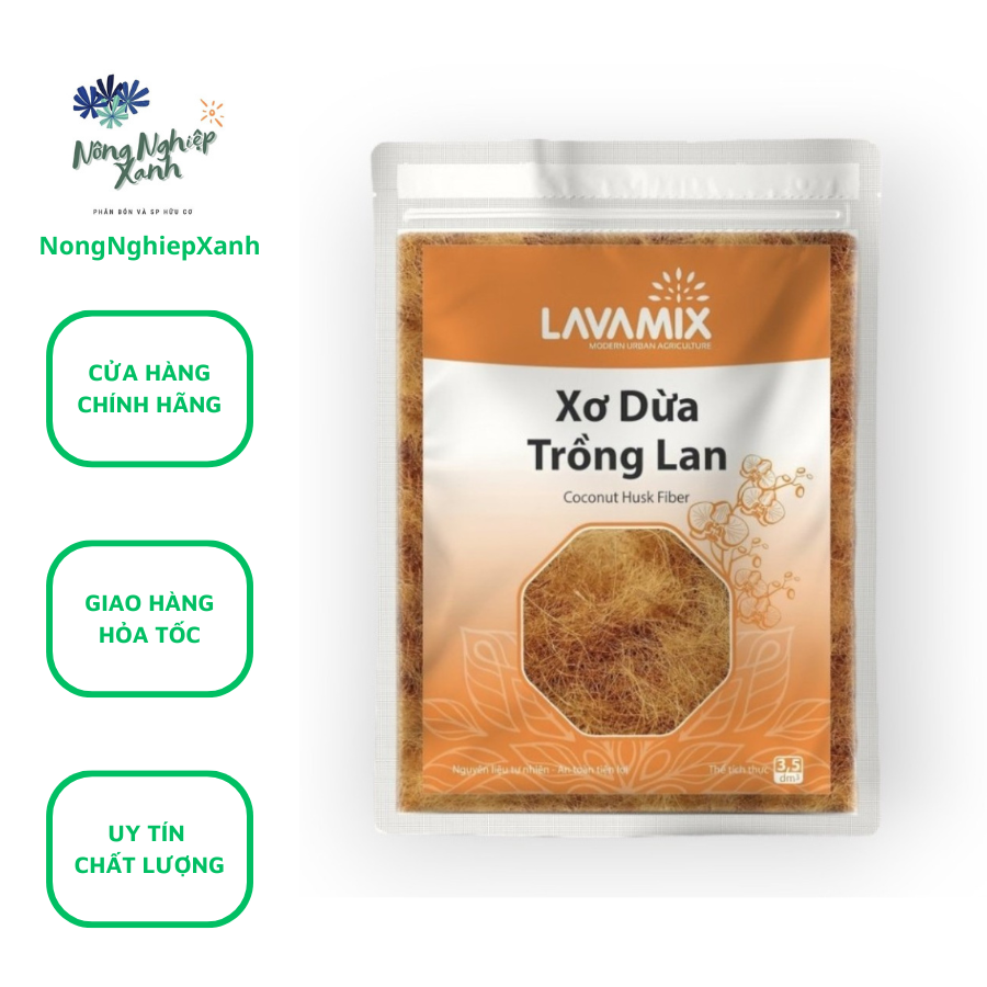 Dụng cụ làm vườn Xơ dừa trồng phong lan - Nguyên Liệu tự nhiên
