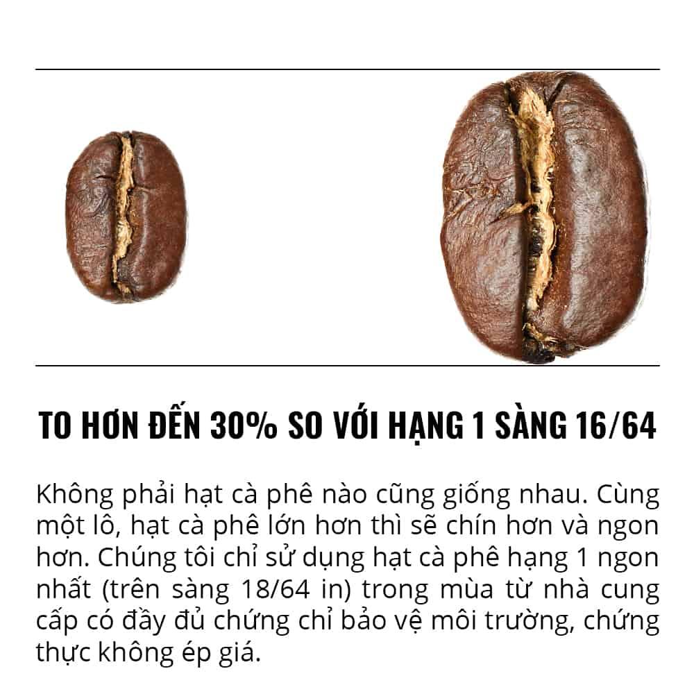 908g Cà Phê Bột Thunder No.4 Pha Phin Gu Việt - 1864 CAFÉ