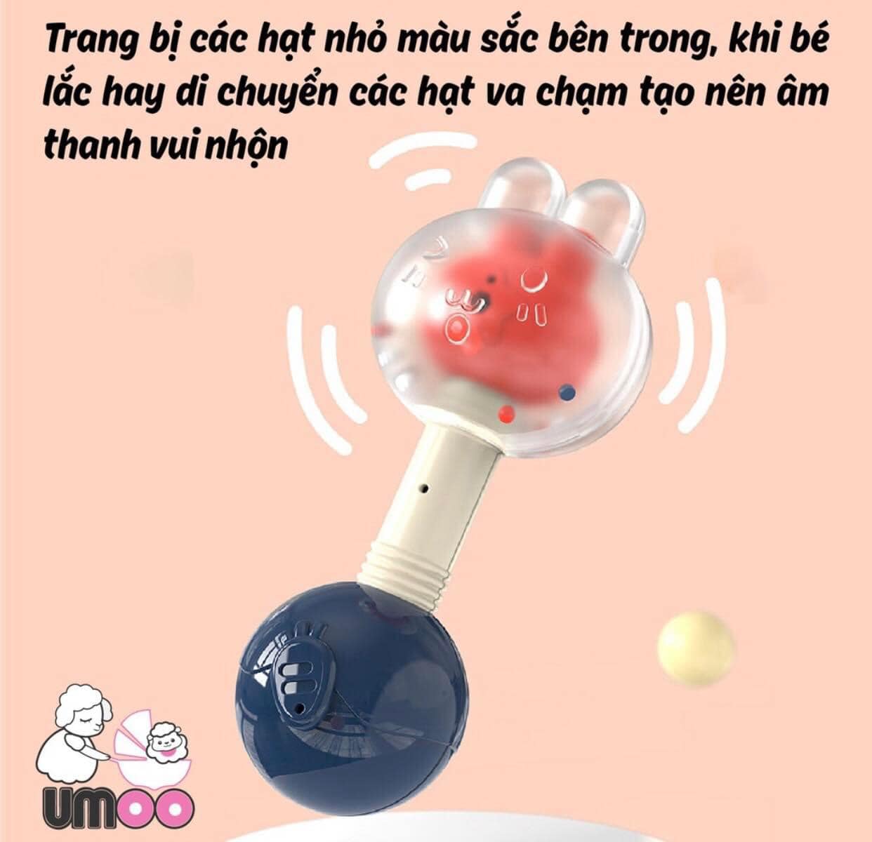 Hộp xúc xắc đèn nhạc Umoo