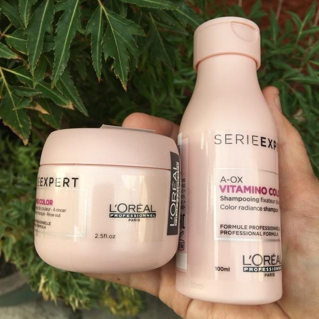 [HCM]Dầu gội dành cho tóc nhuộm LOreal Vitamino Color Shampoo 100ml