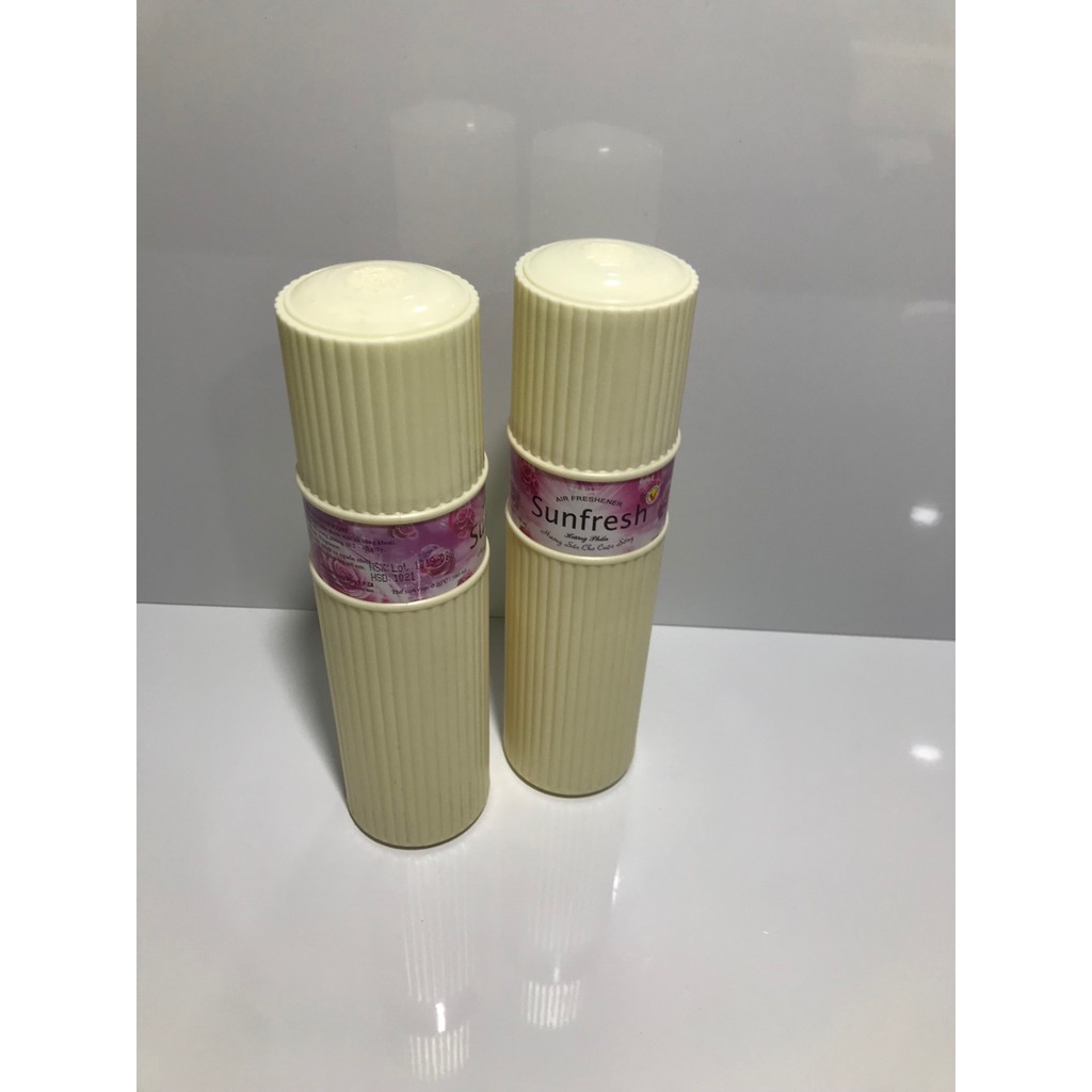 Hai chai Xịt phòng sunfret 380ml hương phấn