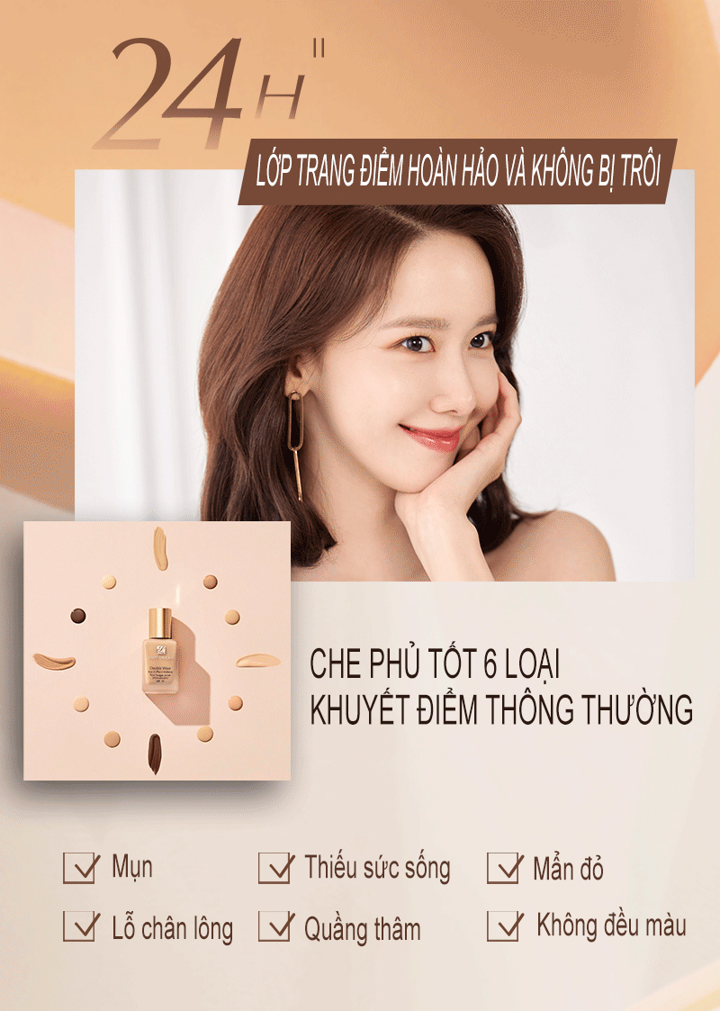Kem nền trang điểm EL double wear 7ml - MyphamMinisize